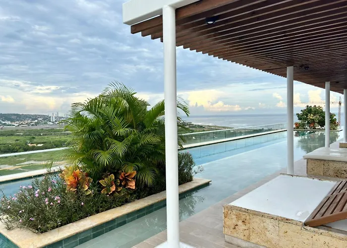 Dominiqueplayaazul Apto De Lujo Con Jacuzzi Privado En Balcon