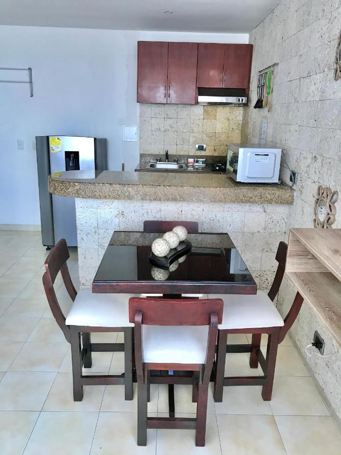 Cómodo Aparta-estudio Con Vista Al Mar- Zona Norte Apartamento Cartagena
