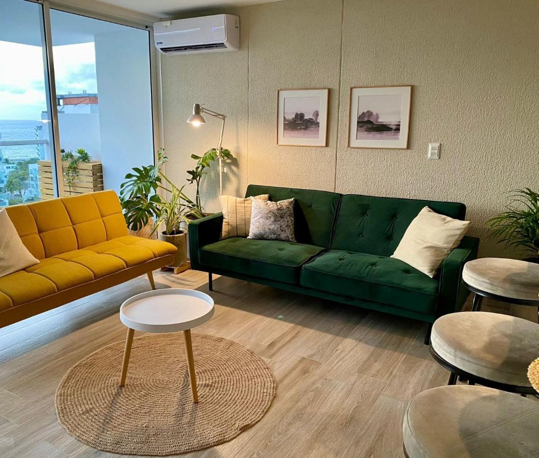 Apartamento Dominiqueplayaazul Apto De Lujo Con Jacuzzi Privado En Balcon *