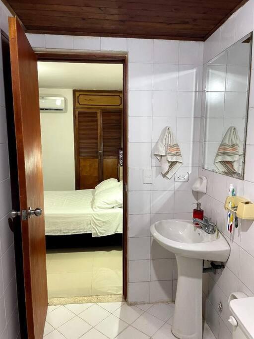 Lindo Dpto,1ra Linea De Playa, A 2 Cdras Amurallas Apartment Cartagena