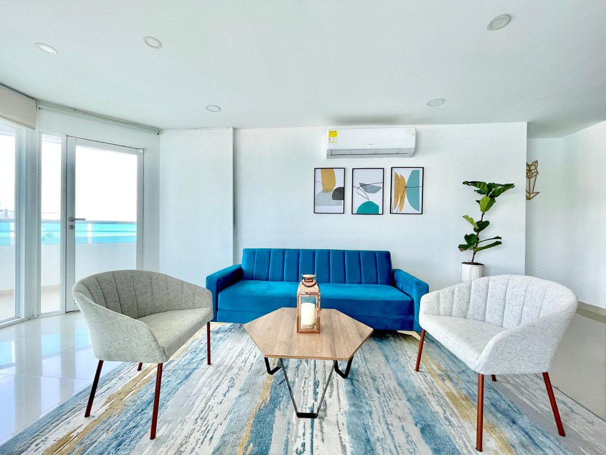 Apartamento Con Vista En El Laguito Frente A La Playa Apartment Cartagena