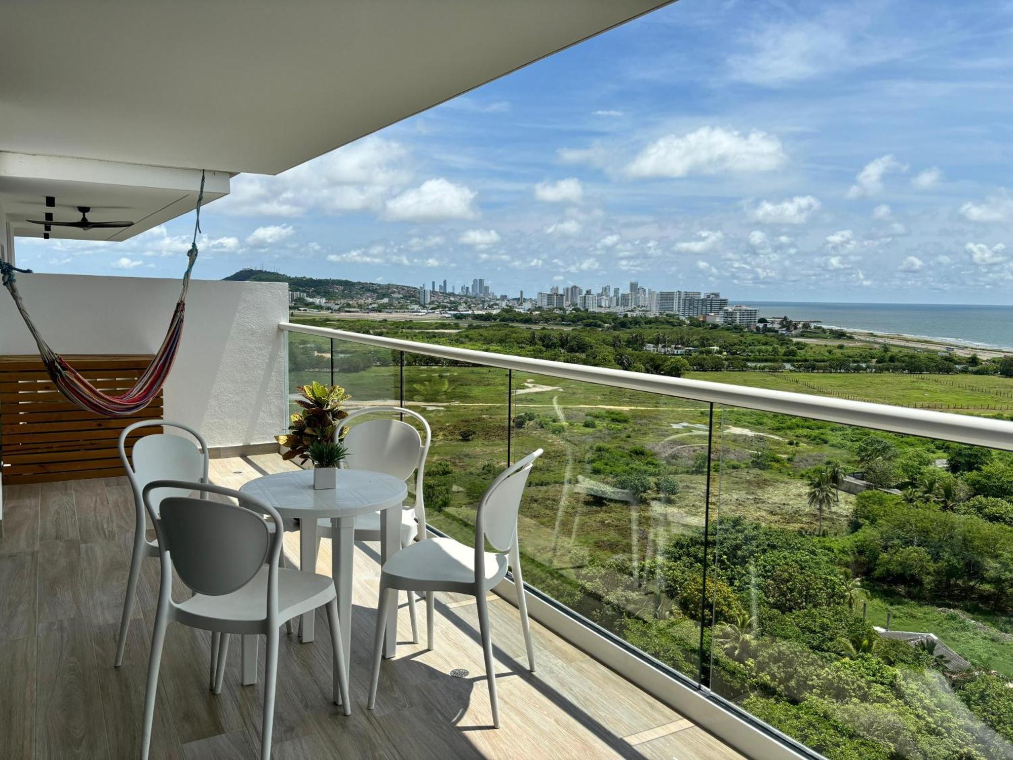 Dominiqueplayaazul Apto De Lujo Con Jacuzzi Privado En Balcon Apartamento Cartagena