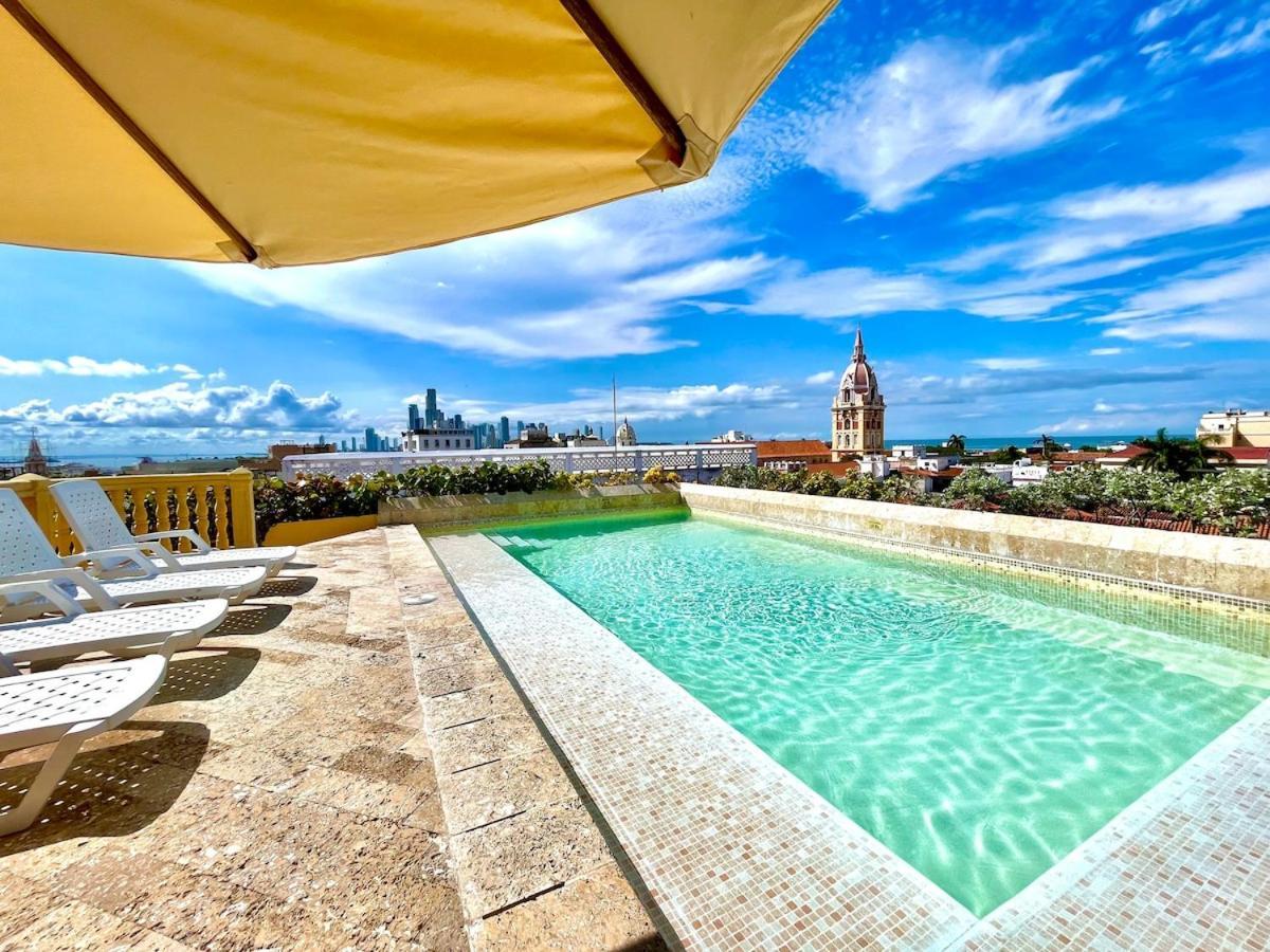 Apartment Walled 2 Private Patios, Rooftop With Pool Cartagena