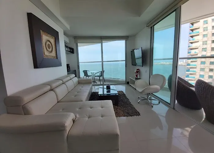 Palmetto Eliptic Luxury Beachfront Apartment Bocagrande Cartagena