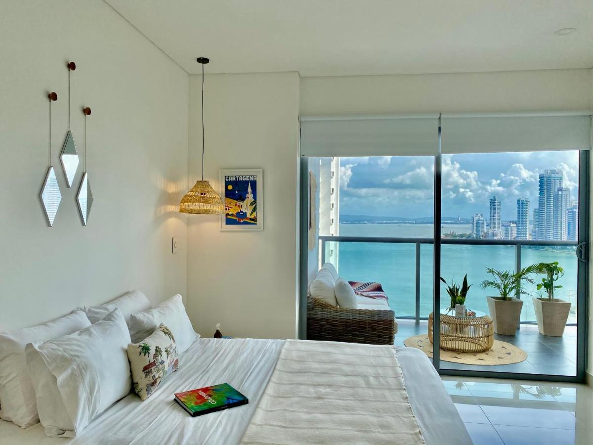 Apartment 1bd Amazing View-modern Apt-luxury Building Cartagena