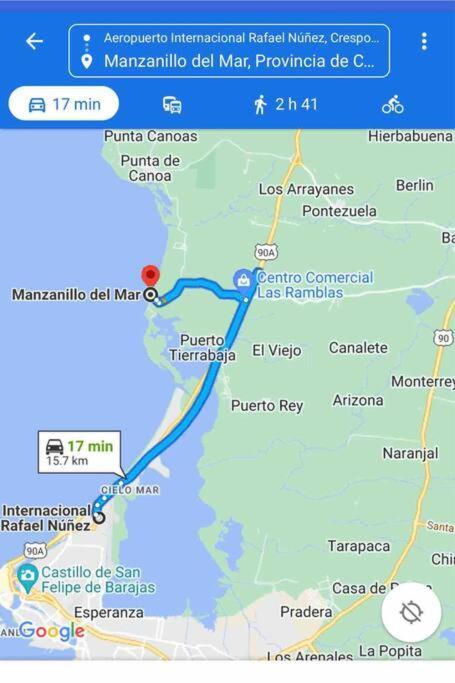 Casa Mangle, Jacuzzi + Piscina Privada. 25 Mts Del Mar Villa Cartagena