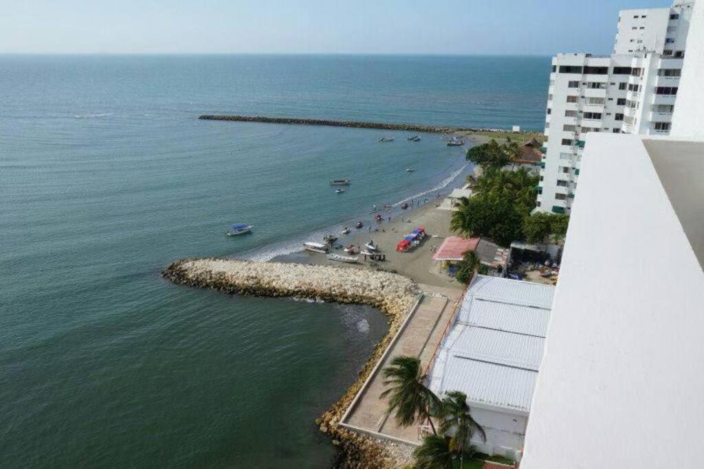 Con Hermosa Vista Al Mar En De Indias Apartamento Cartagena