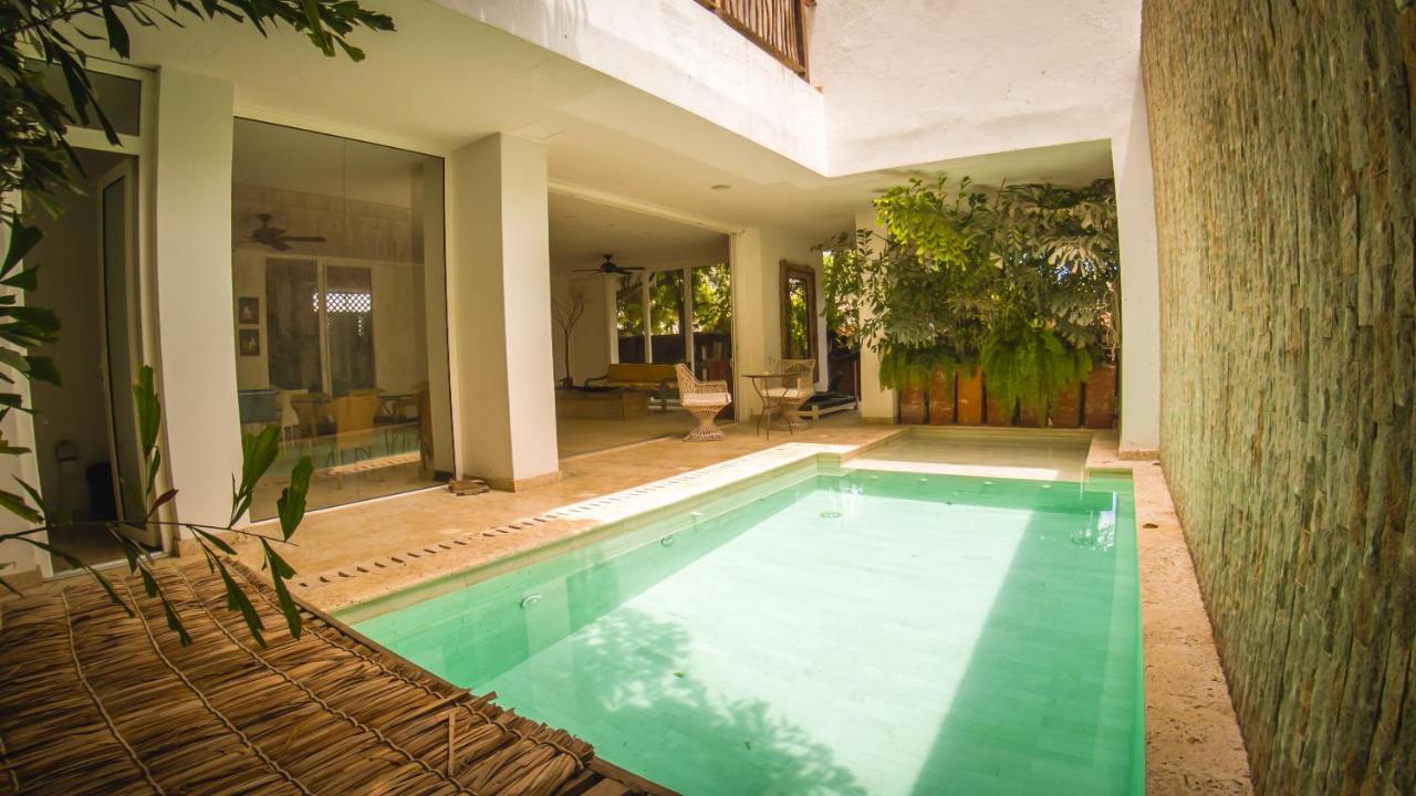 Casa Mangle, Jacuzzi + Piscina Privada. 25 Mts Del Mar Cartagena