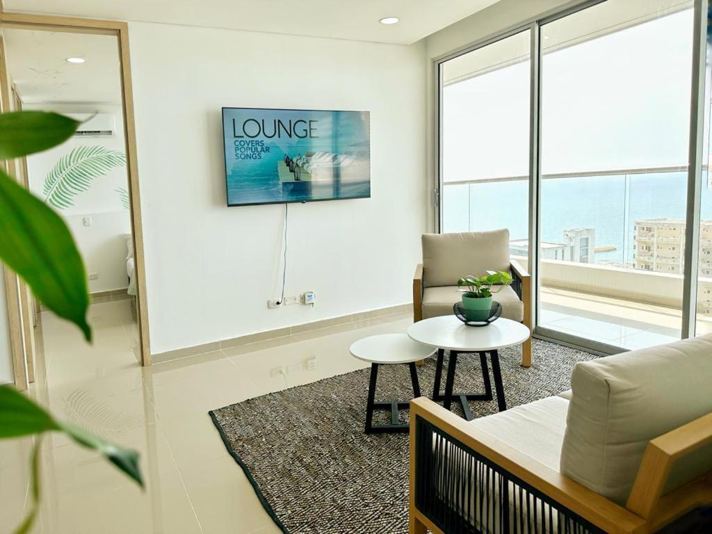 Espectacular Apartamento Piso Alto Con Excelente Vista Al Mar Y A La Ciudad Amurallada Apartment