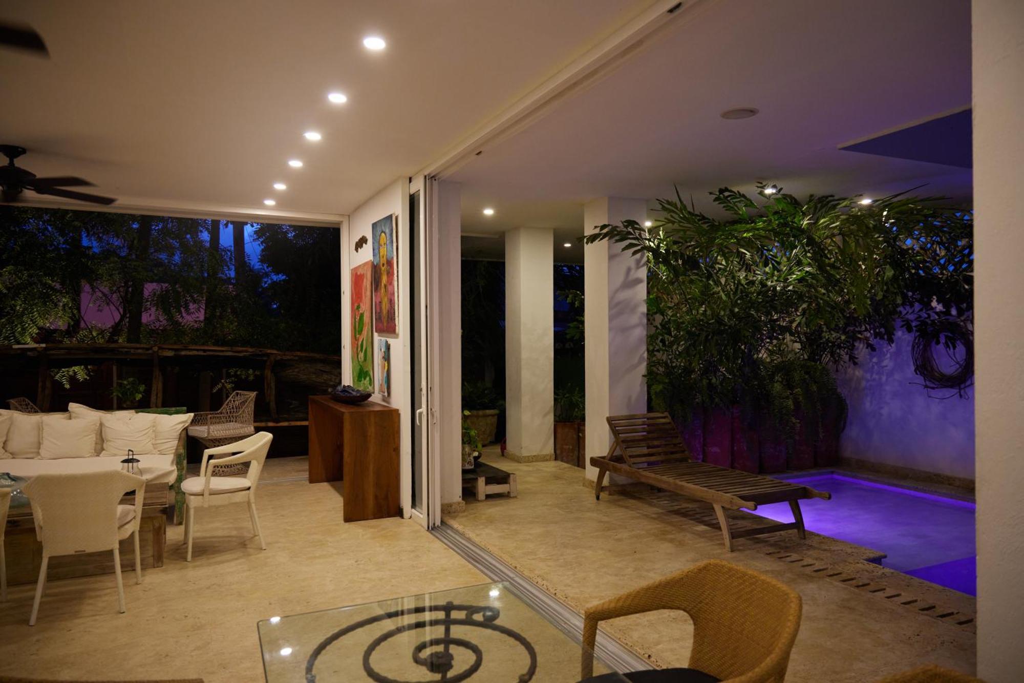 Villa Casa Mangle, Jacuzzi + Piscina Privada. 25 Mts Del Mar *