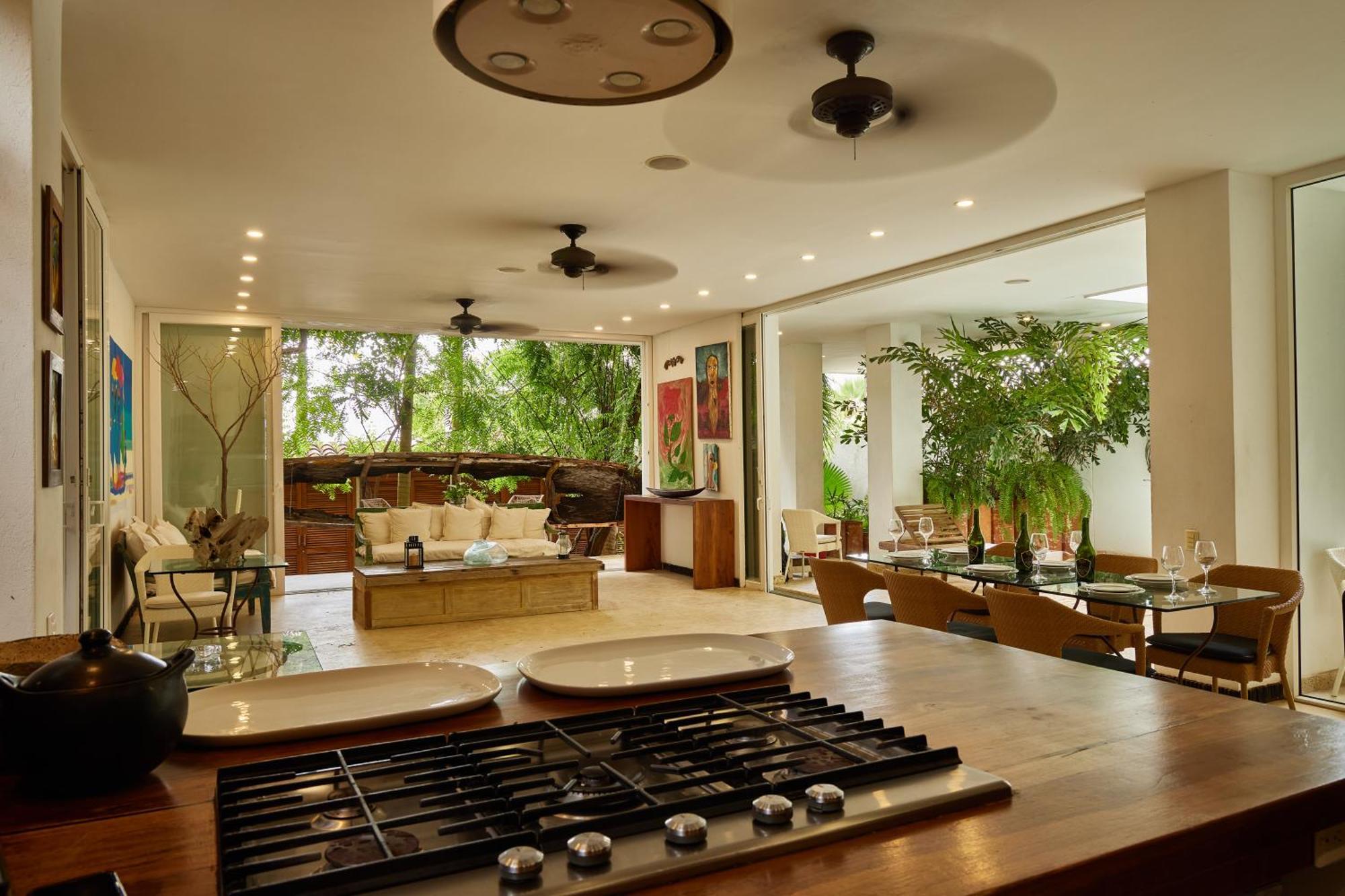 Villa Casa Mangle, Jacuzzi + Piscina Privada. 25 Mts Del Mar Cartagena
