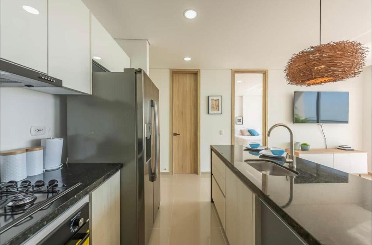 Espectacular Apartamento Piso Alto Con Excelente Vista Al Mar Y A La Ciudad Amurallada Apartment Cartagena