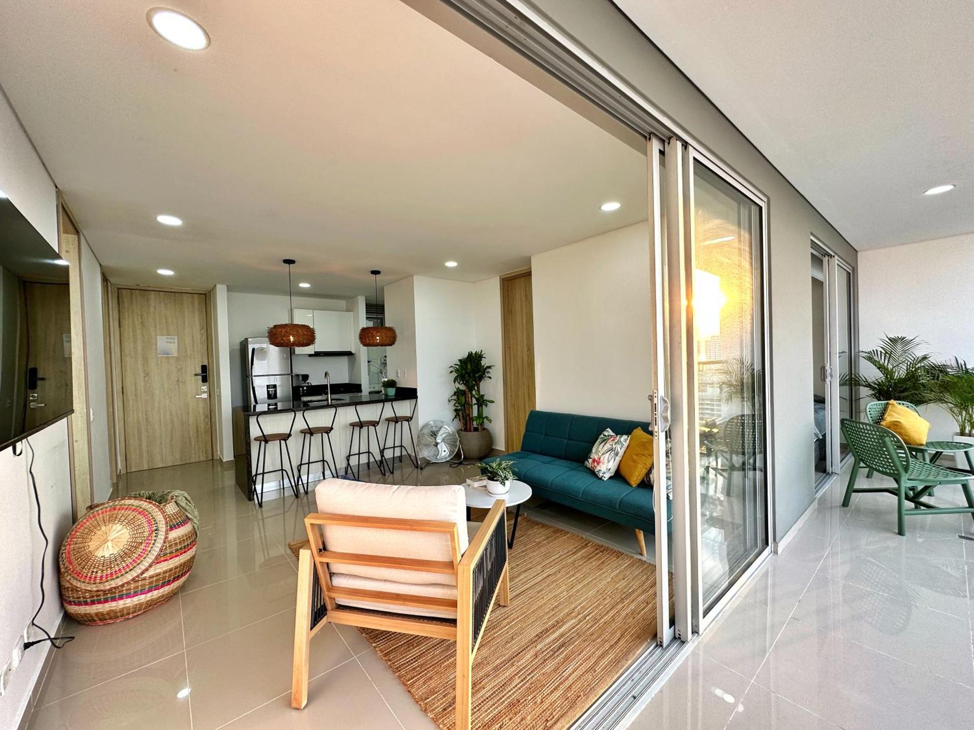 Espectacular Apartamento Piso Alto Con Excelente Vista Al Mar Y A La Ciudad Amurallada Apartment