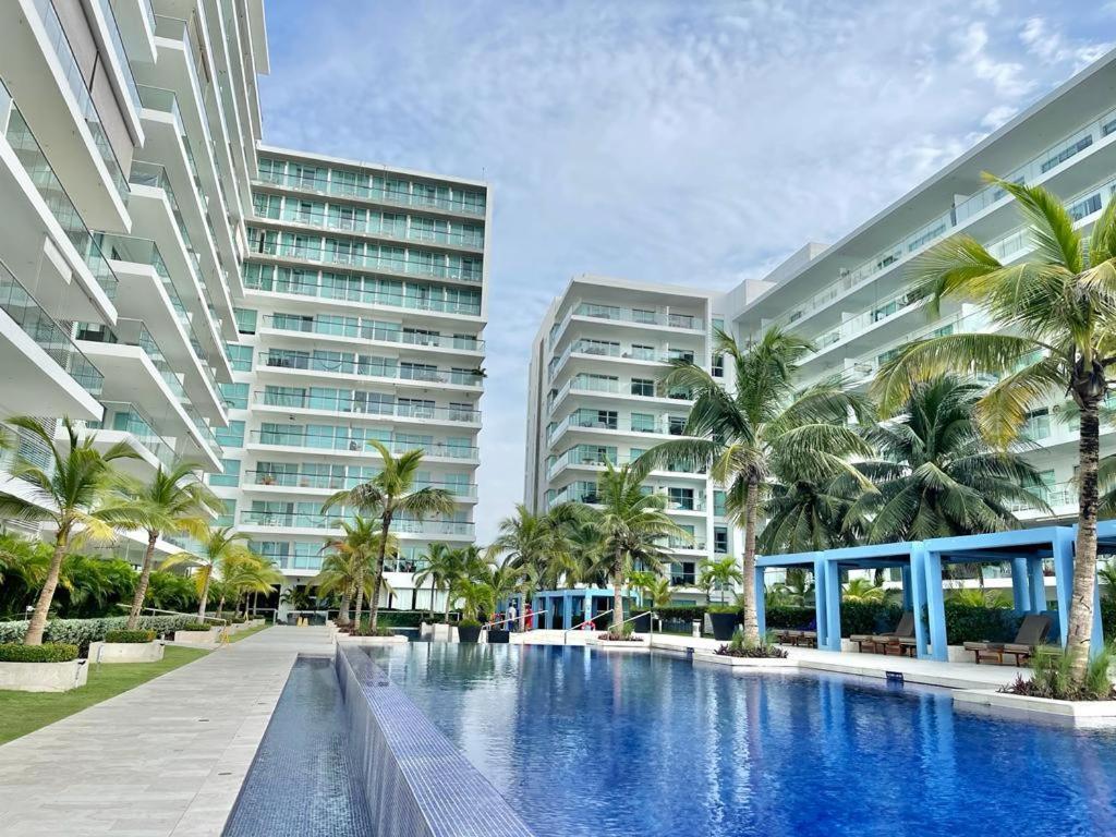 Apartment Beachfront Bliss-2br Haven Steps From Sandy Shores Cartagena