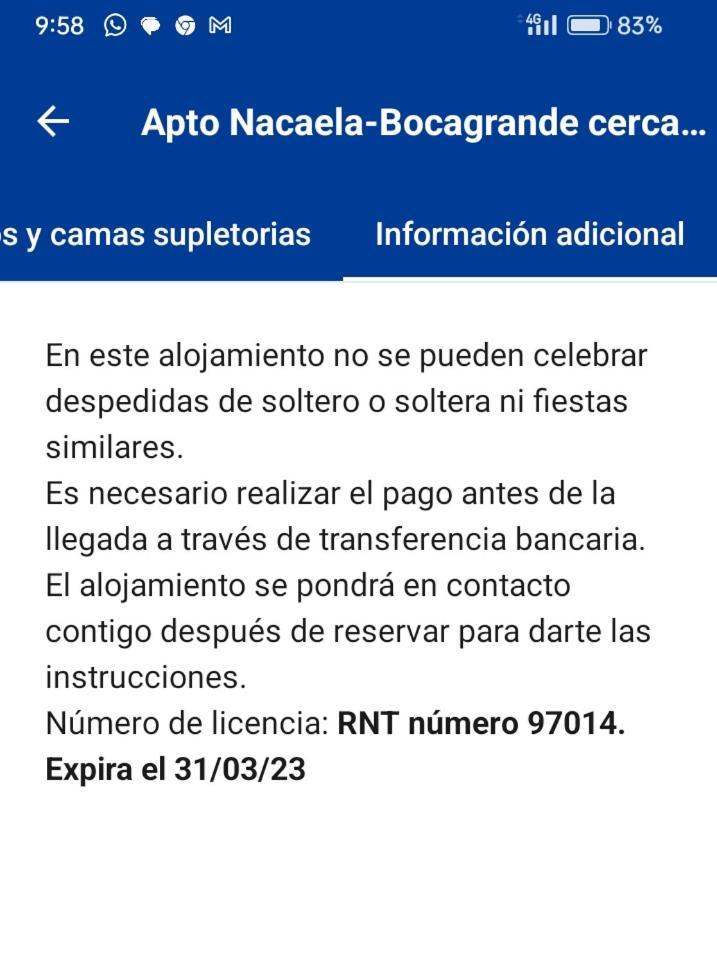 Apartment Apto Nacaela-bocagrande Cerca A La Playa Cartagena