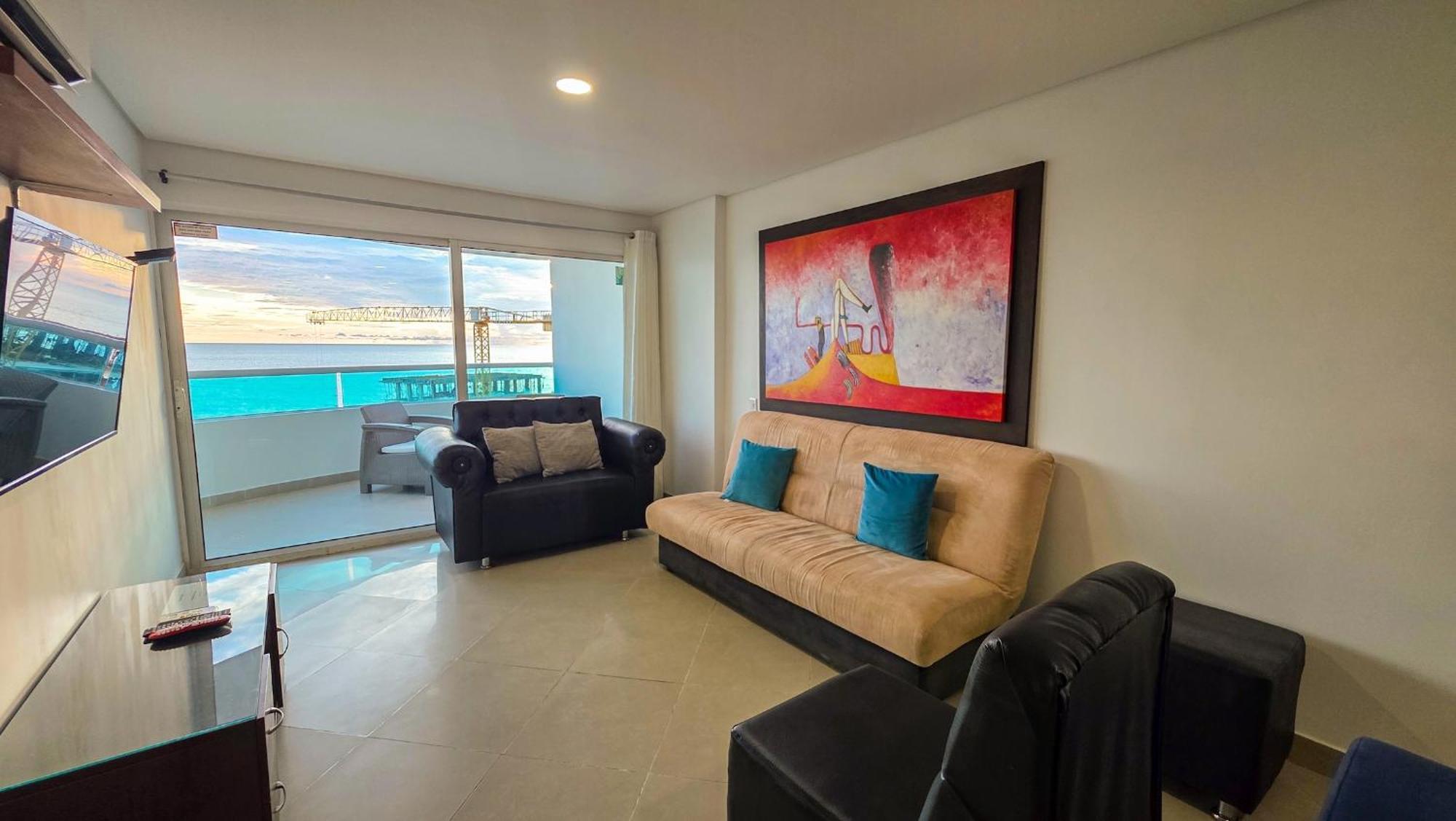 Apartamento 2b/2b Gorgeous Sunsets-ocean View -pool Cartagena