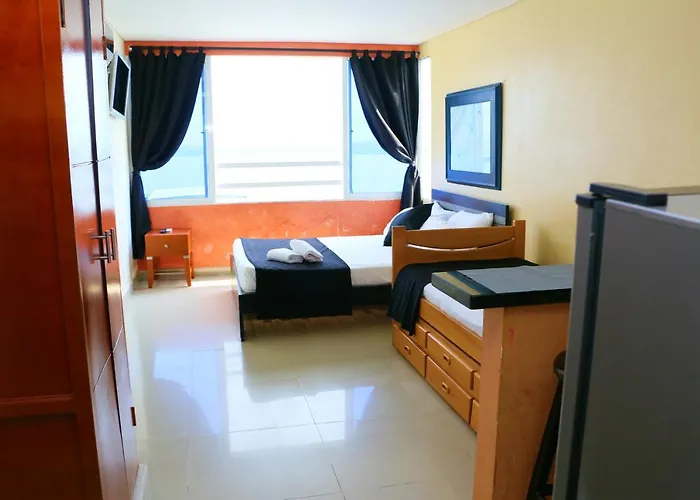 E19C1 Apartamento En Cartagena Vista Al Mar Aire Acondicionado Y Wifi