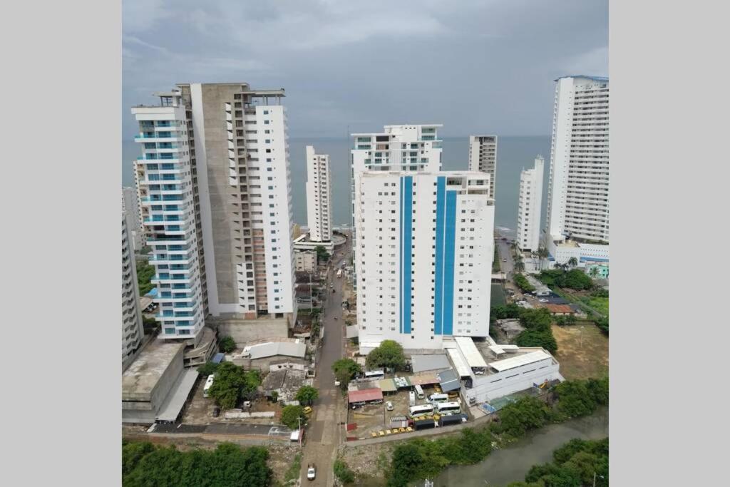 Apto Con Vista Al Mar Caribe Cerca De Todo!!! Apartamento Cartagena
