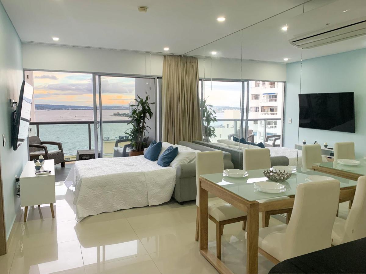 Oceanview Escape Pool, Jacuzzi & Gym In Bocagrande Apartment *