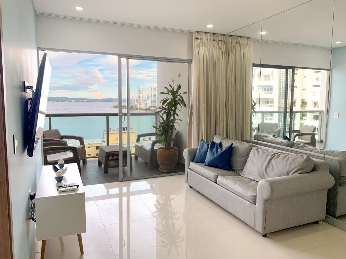 Apartment Oceanview Escape Pool, Jacuzzi & Gym In Bocagrande Cartagena