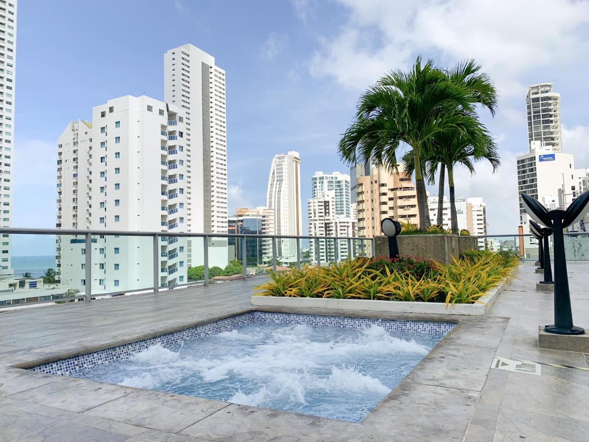 Oceanview Escape Pool, Jacuzzi & Gym In Bocagrande Cartagena