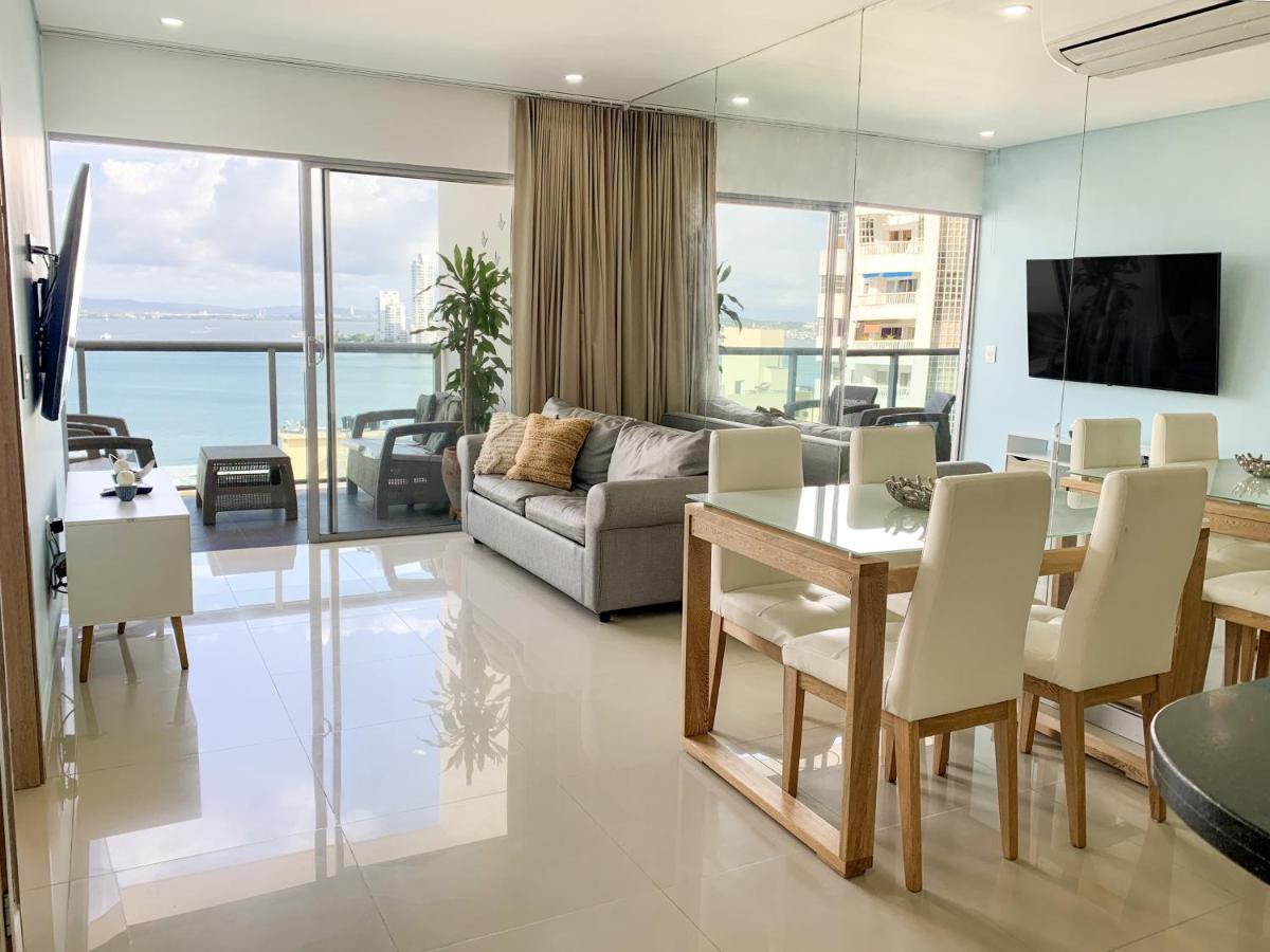 Oceanview Escape Pool, Jacuzzi & Gym In Bocagrande Apartment
