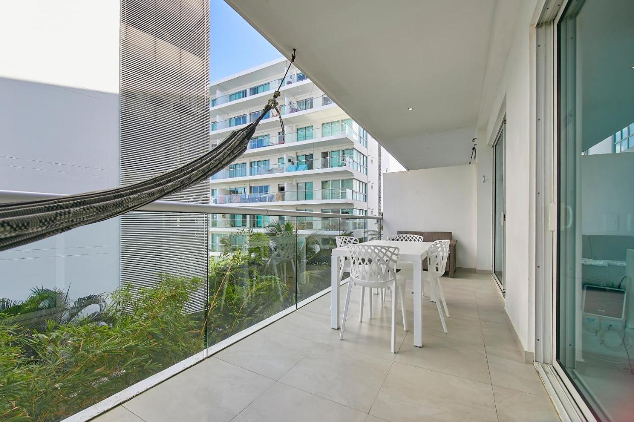 Apartment En La Playa Con Terraza Y 4 Piscinas Cartagena