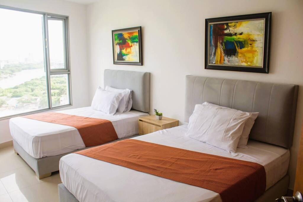 Nuevo! Hermoso Apto Frente A La Playa! Apartamento Cartagena