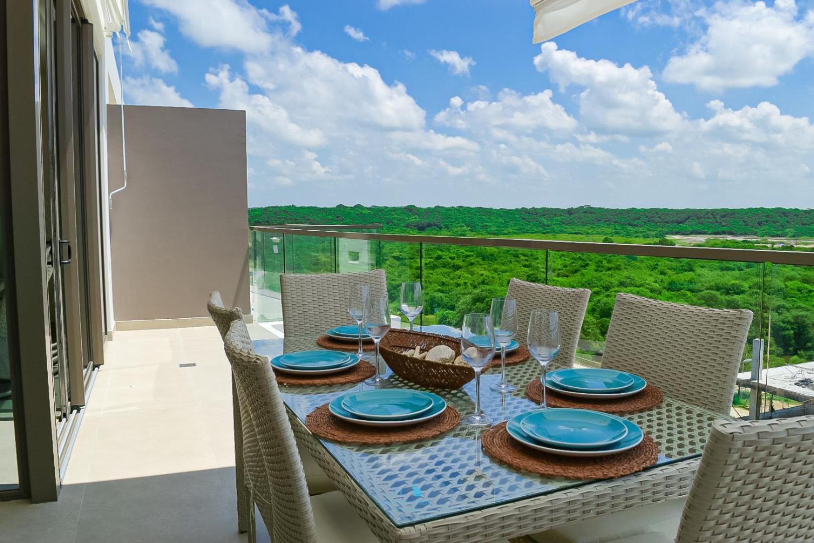 Vista Al Mar Lateral Panoramic View,spectacular Building,pools, Morros Zoe Ultimo Piso Apartamento Cartagena