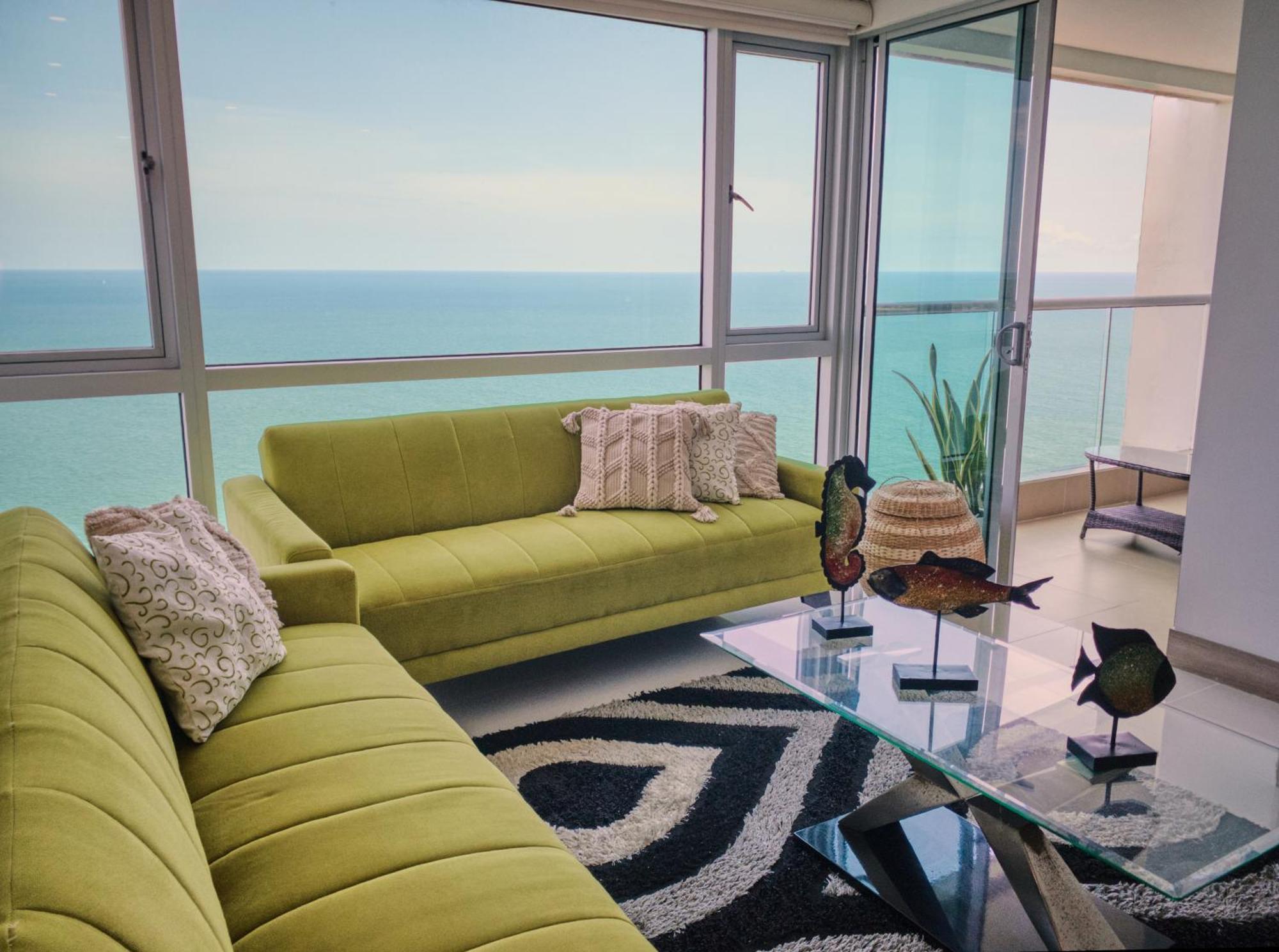 Apartamento Sea, & Skyline 30th-floor Poolside Getaway Cartagena