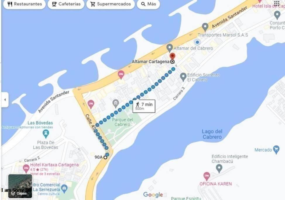 Apartamento Con Vista Al Mar-cerca Al Centro Historico-piso 9 M Apartamento Cartagena