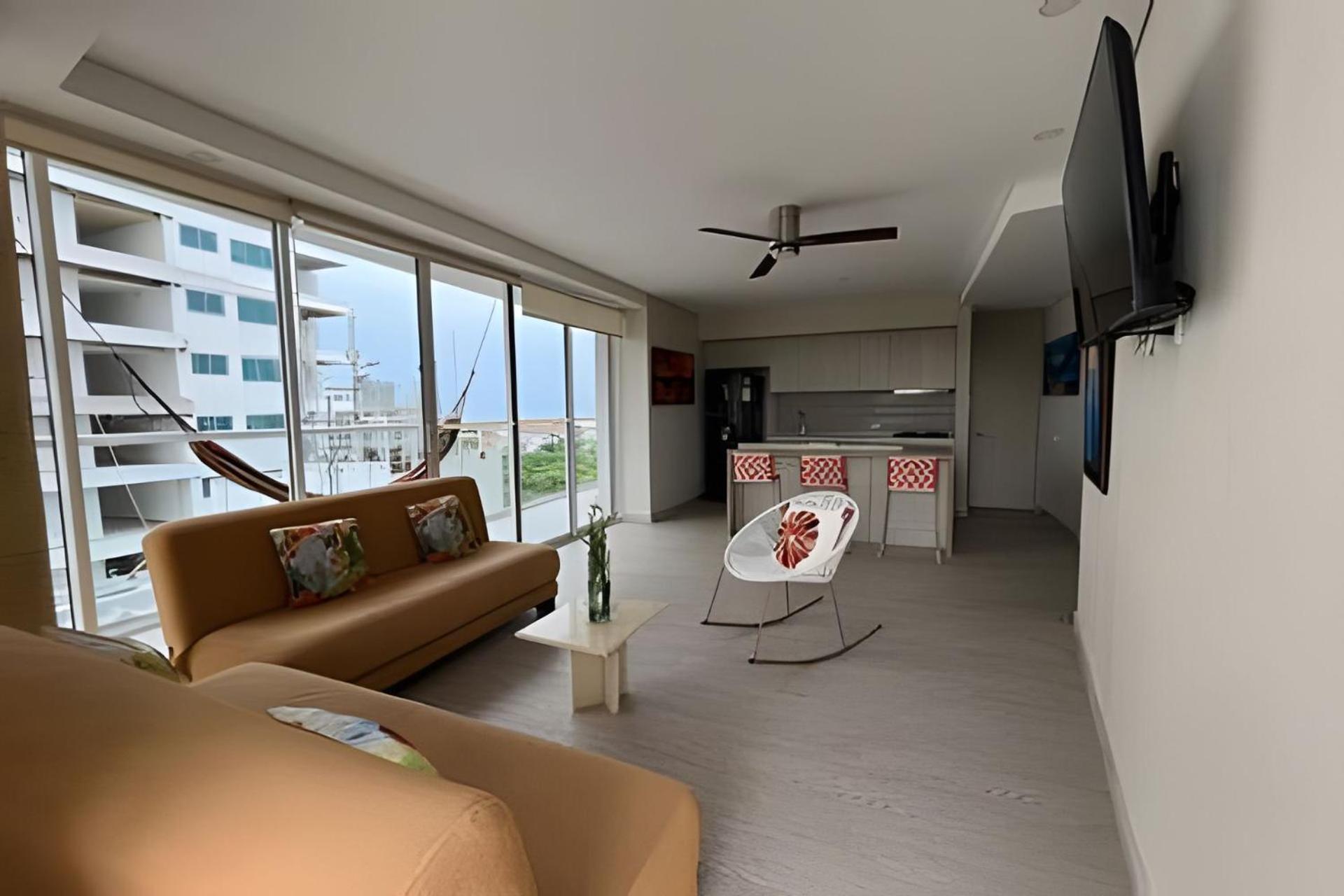 Apartamento 2 Jacuzzi Y Vista Mar. Frente A Playa Cartagena