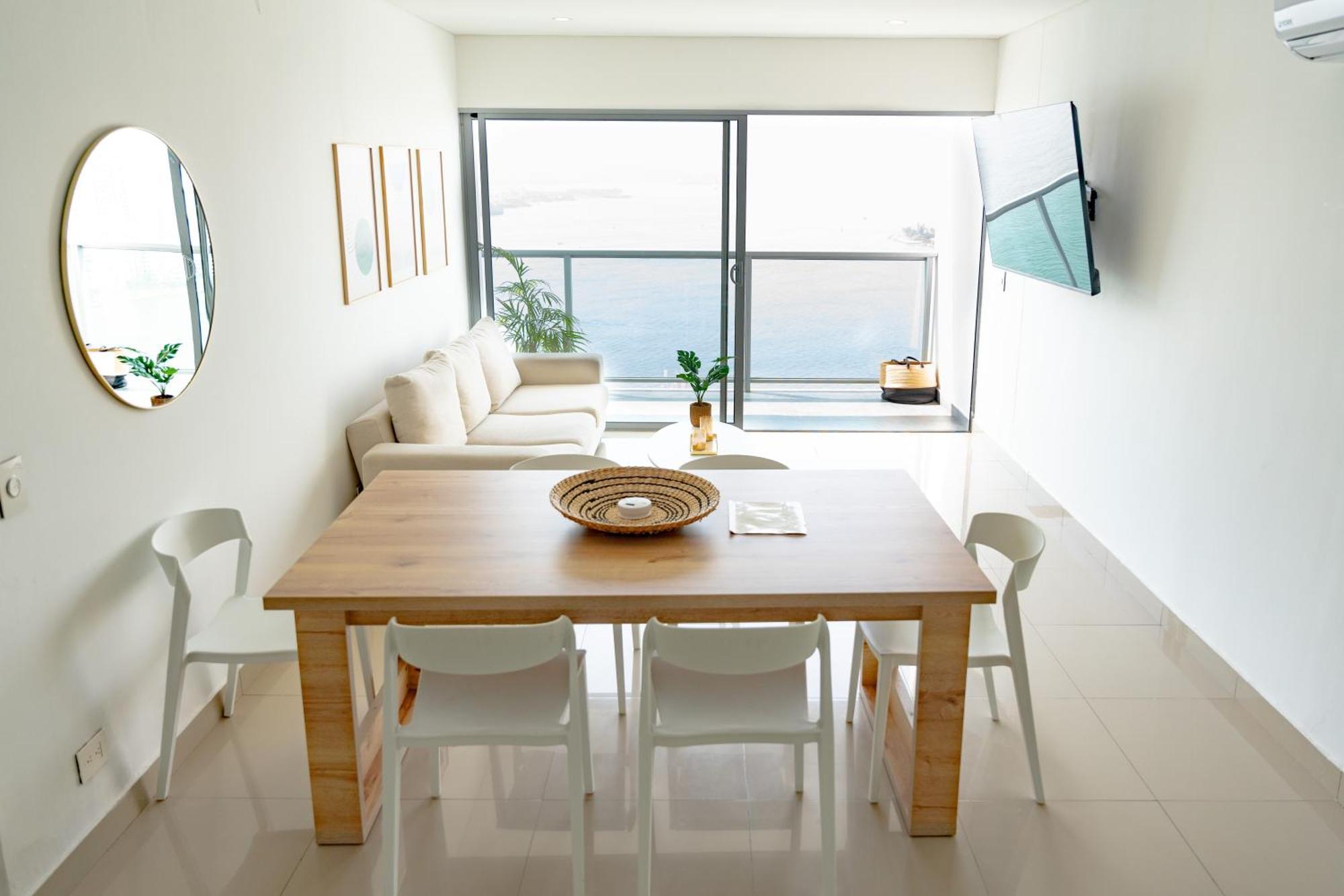 Apartment 3bd Condo-amazing View-modern Apt-luxury Building Cartagena