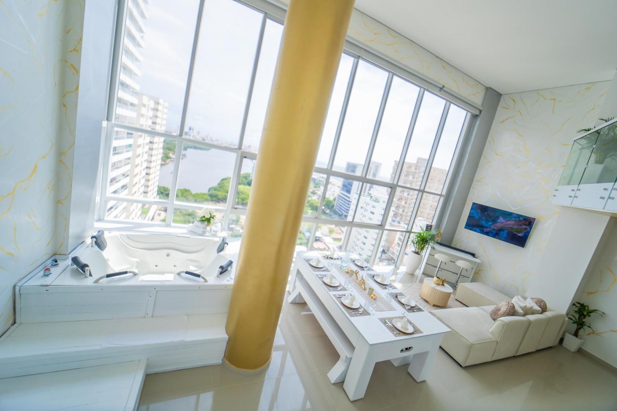 Amazing Luxury Duplex In Penthouse-style With Private Jacuzzi By Evintra Apartment Cartagena