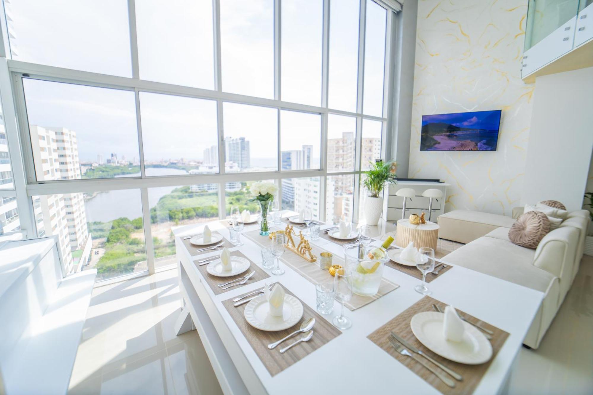 Amazing Luxury Duplex In Penthouse-style With Private Jacuzzi By Evintra Cartagena