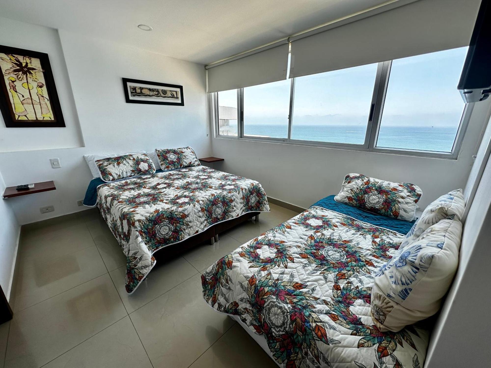 Con Vista Al Mar Piso 19 Bocagrande Apartment