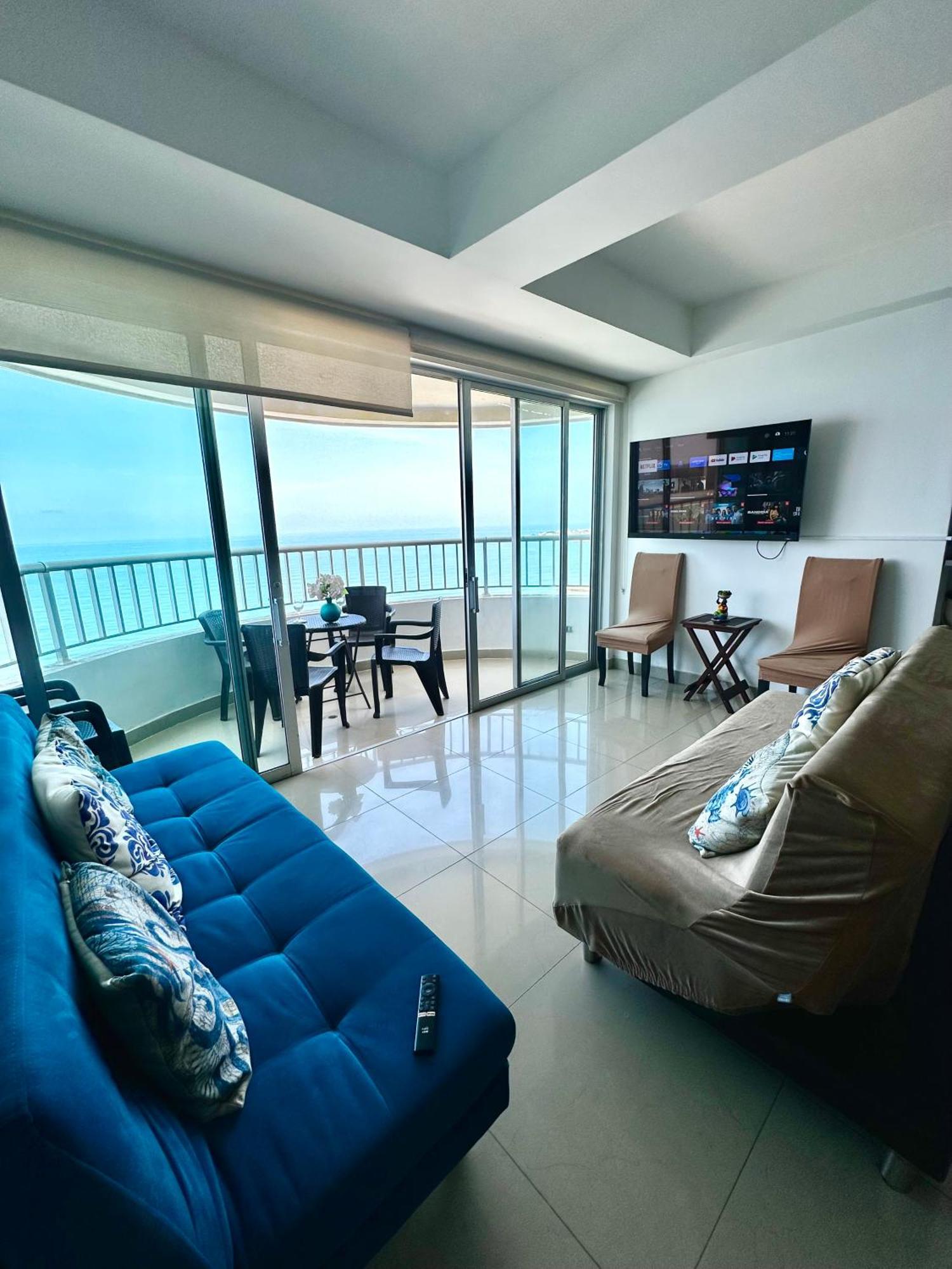 Con Vista Al Mar Piso 19 Bocagrande Cartagena