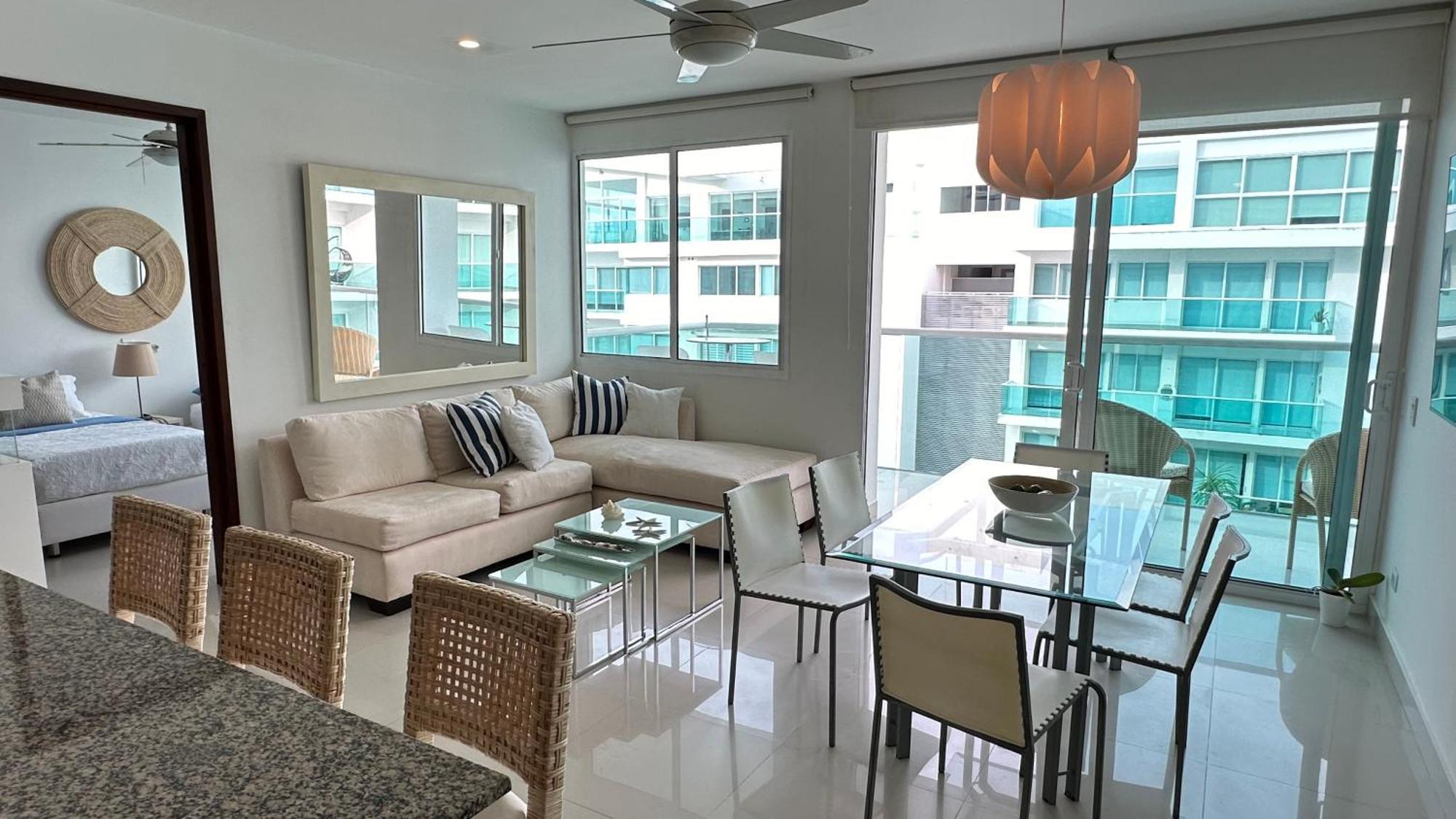 Apartment Con Linda Vista Al Mar Primera Linea Cartagena