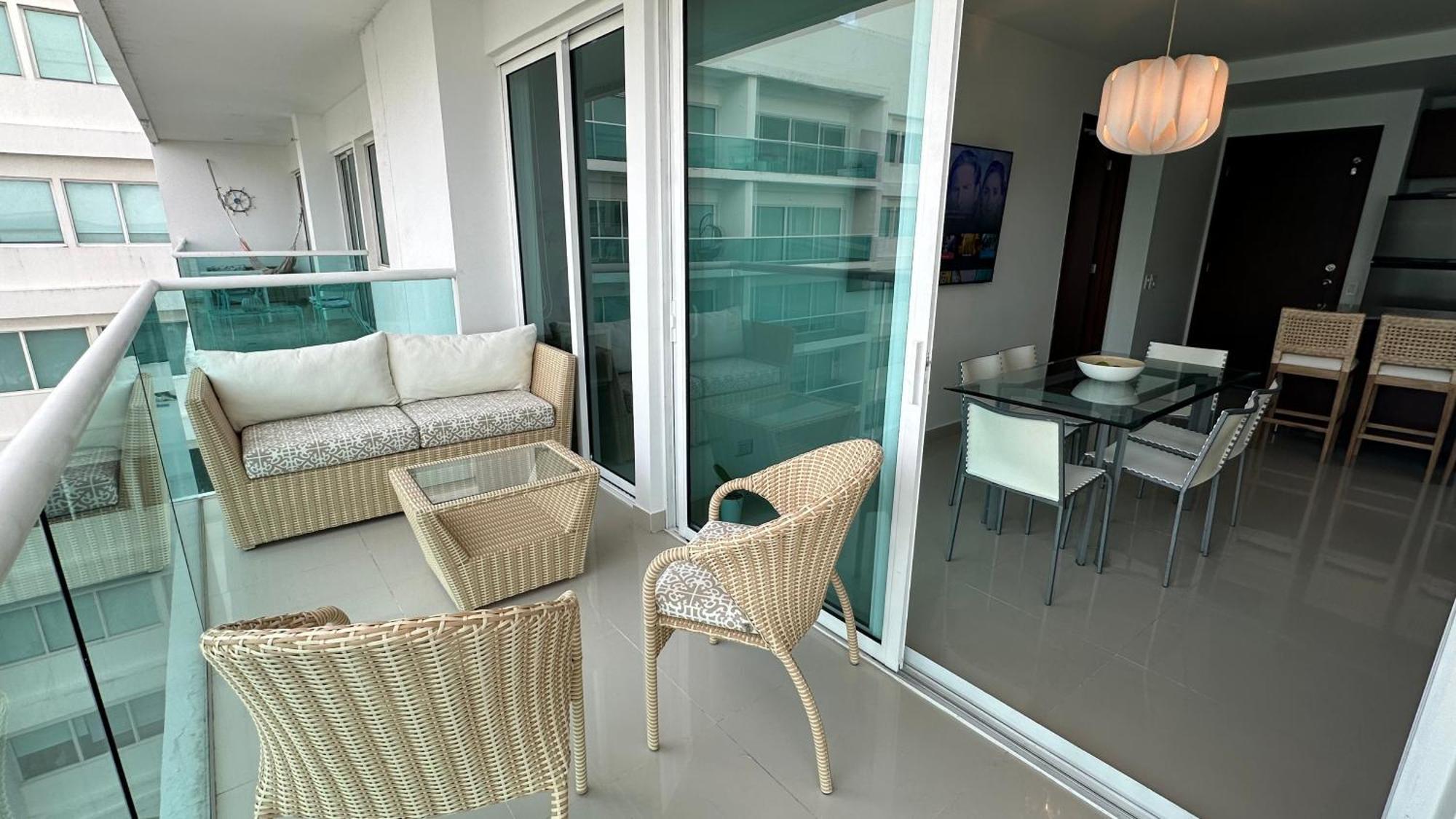 Apartment Con Linda Vista Al Mar Primera Linea Cartagena