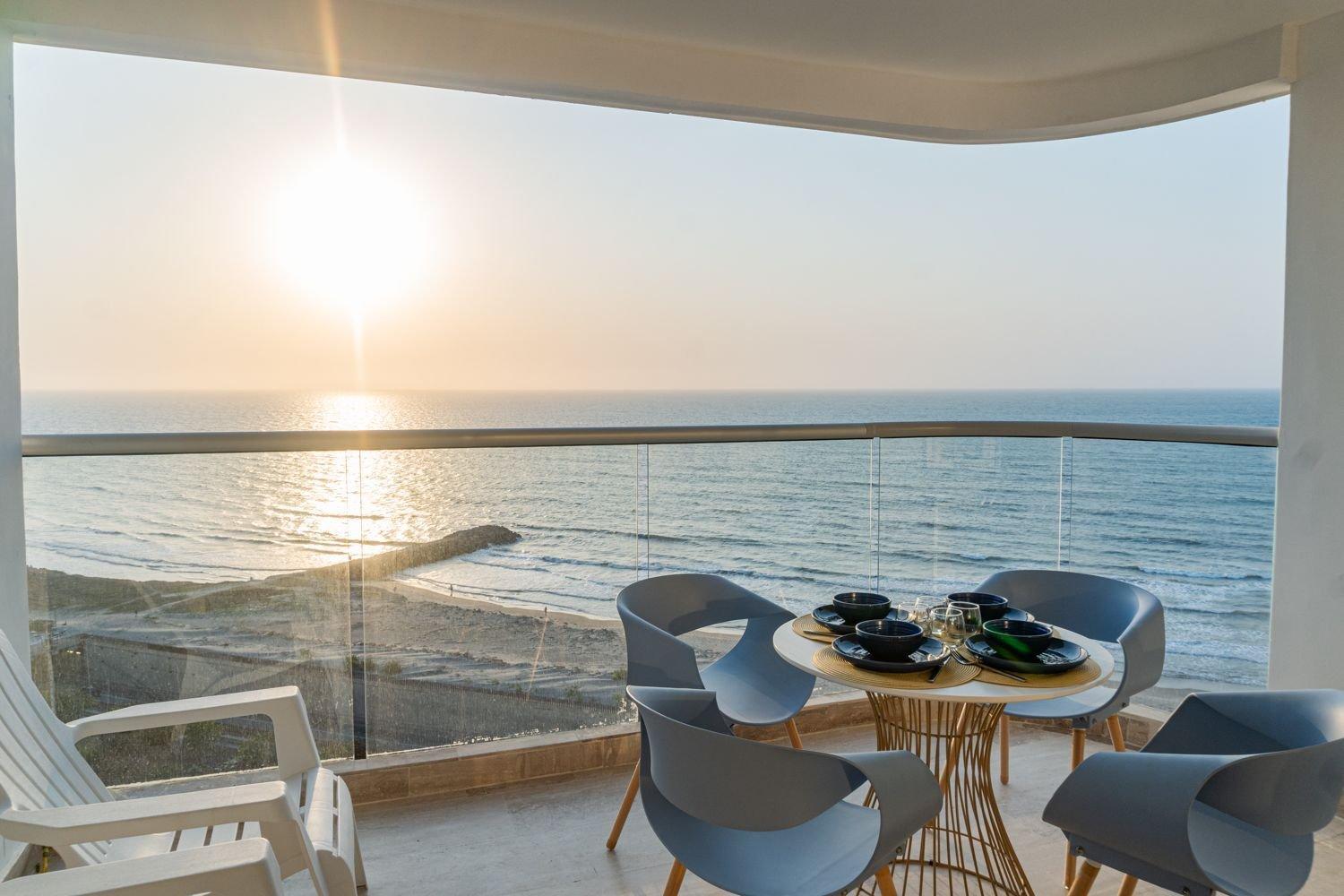 Cb1319 10min Centro-vista Al Mar-balconpriv Apartment Cartagena