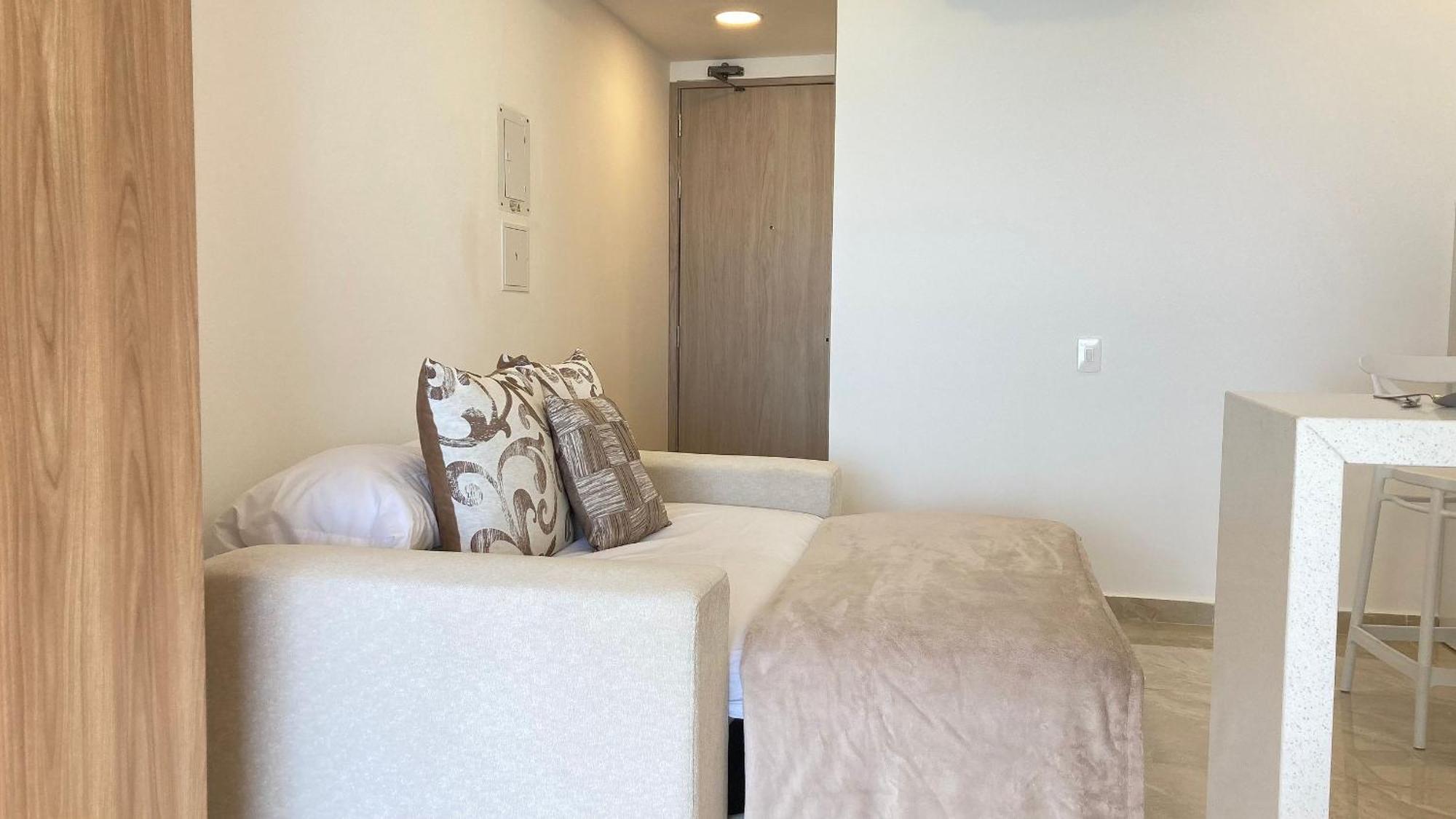 Apartment Cb708 Moderna En Crespo Vista Al Mar Wifi *