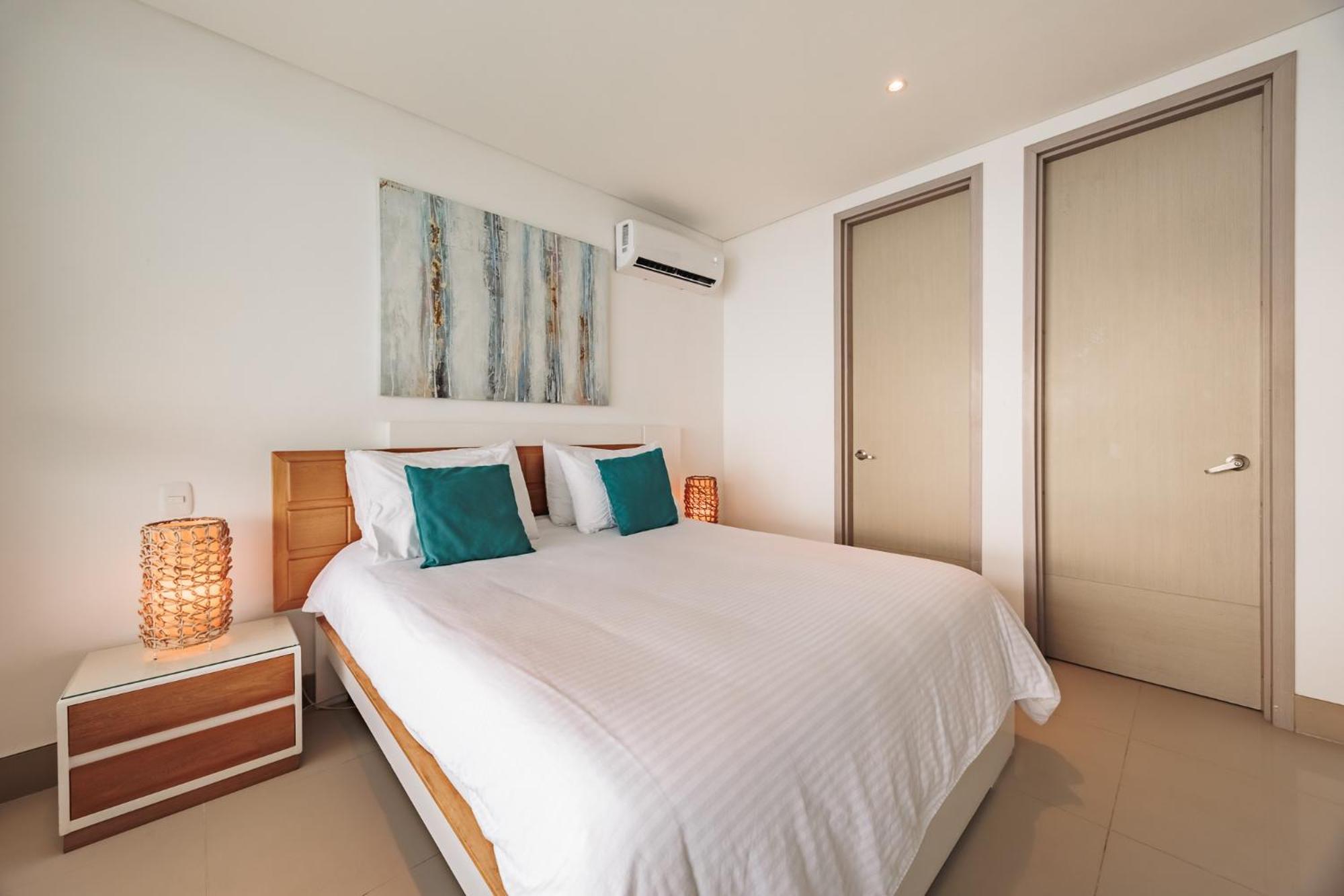 Magnifico Apto De 1 Habitacion Con Vista Inmejorable Al Mar En Bocagrande Apartamento