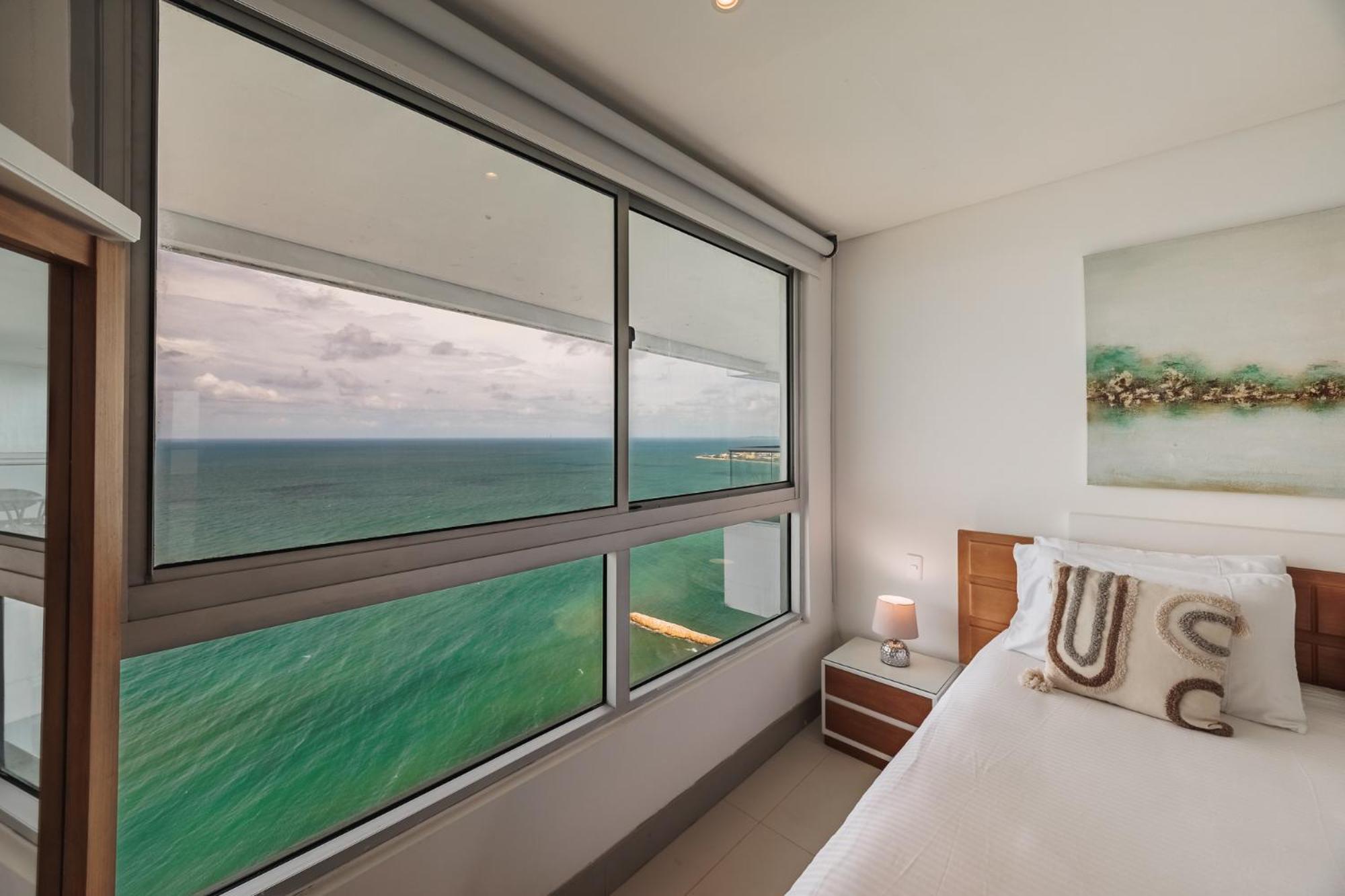 Apto De 2 Con Imponente Vista Al Mar En Bocagrande Apartamento Cartagena