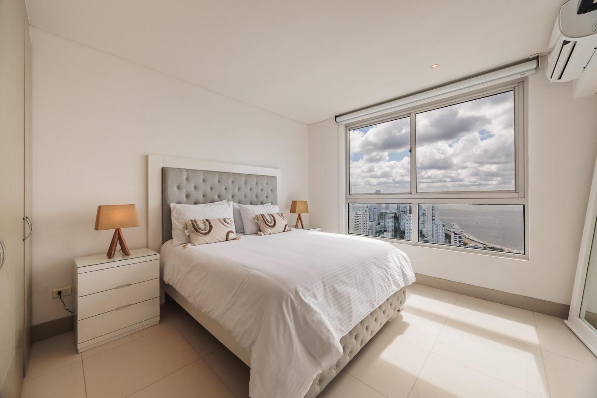 Apartamento Apto De 2 Con Imponente Vista Al Mar En Bocagrande
