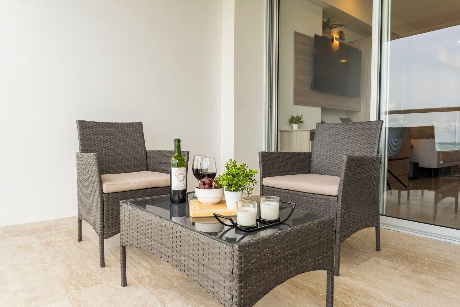Apartamento Cb625 En Crespo Con Atardecer Frente Al Mar *