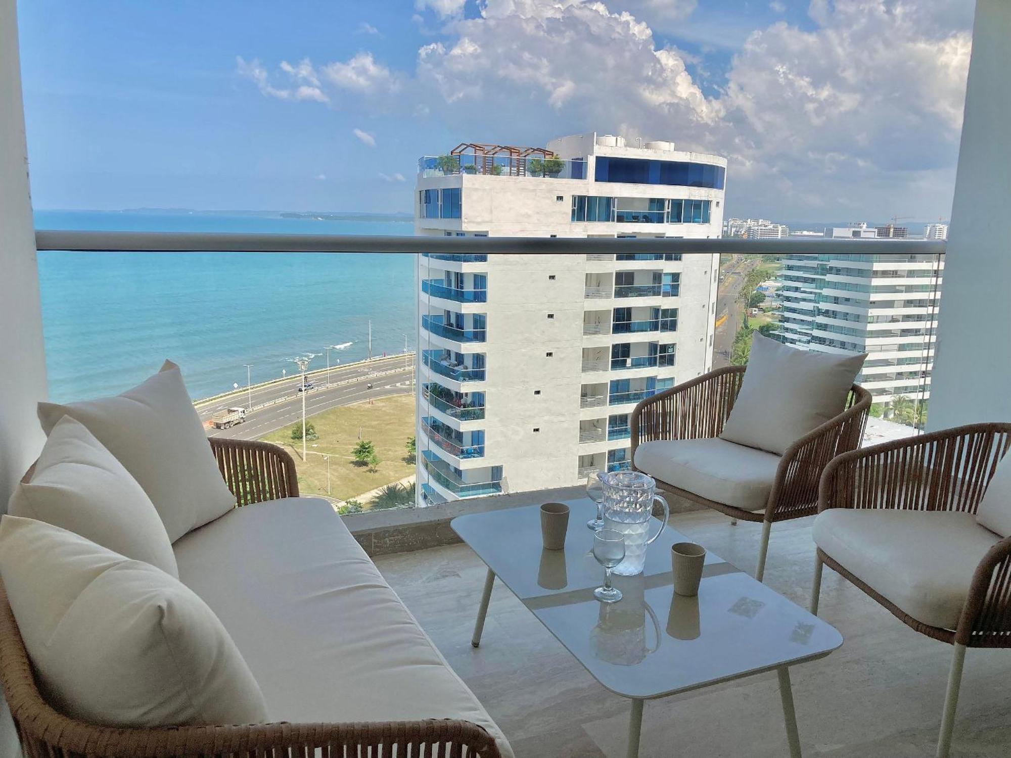 Apartment Cb1428 Hermosa 2 Camas Frente Al Mar Crespo *