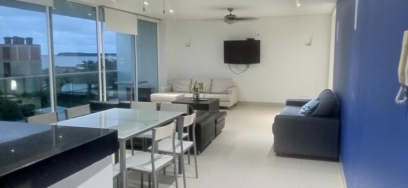 Apartment Apartamento Luxury Playa Azul Cartagena Frente Al Mar 200M