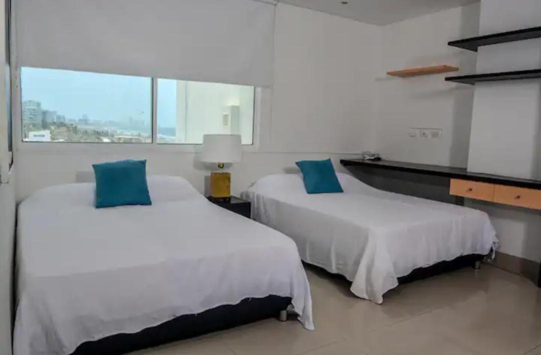 Apartamento Luxury Playa Azul Cartagena Frente Al Mar 200M * Cartagena