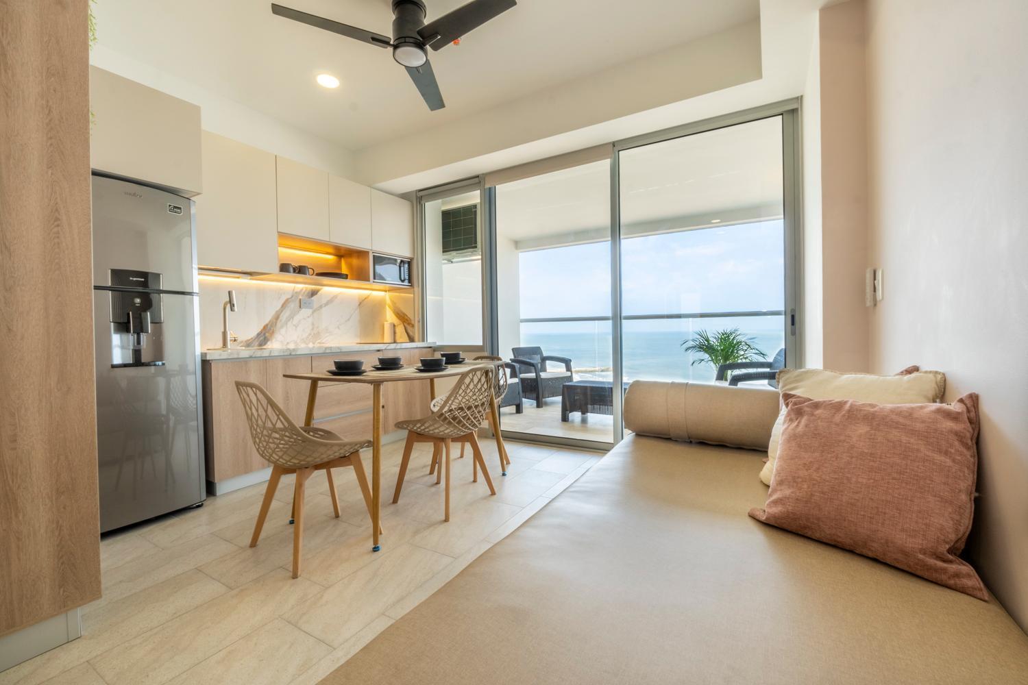 Panoramic Oceanview Loft Near & Airport * Cartagena