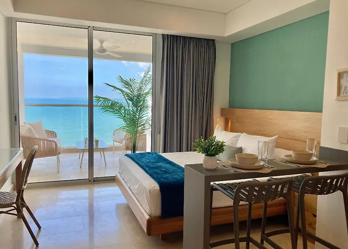 Cb1428 Hermosa Suite 2 Camas Frente Al Mar Crespo